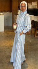 Stripe Skirt Set