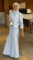 Stripe Skirt Set
