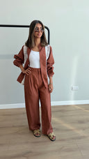 Tan Linen Set