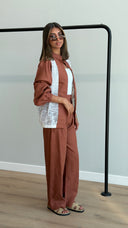 Tan Linen Set