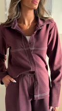 Burgundy set