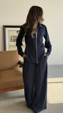 Waistline Navy Fitted Set